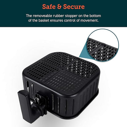 Cosori Air Fryer Accessories, Replacement 5.8QT Original Basket For Cosori CP358-AF, CS358-AF Air Fryers, Non-Stick, Dishwasher-Safe, CAF-P582B