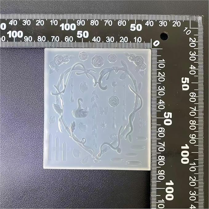 Sturdy Cygnus Silicone Featuring Elegant Vine Detail Suitable for Resin and Baking Use Artistics Sugar