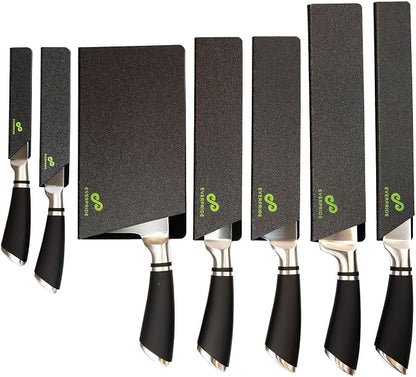 EVERPRIDE 7-Piece Knife Guard Set, Universal Blade Cover Knife Sheaths for Chef and Kitchen Knives Durable Knife Edge Guards Include Multiple Sizes to Protect Your Full Set of Knives