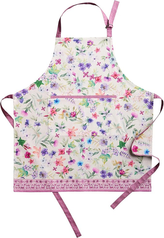 Maison d' Hermine 100% Cotton Apron for women with Pocket Kitchen Chef Apron for Men Cooking Spring Summer