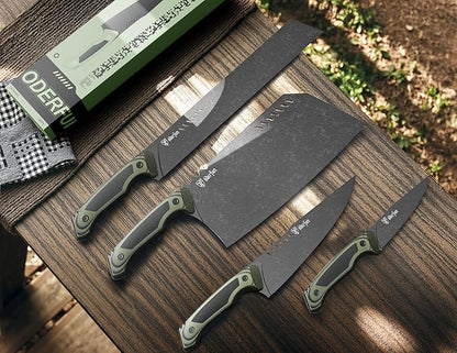Kitchen Utility Knife, 5.5 Inch Chef Knife, Ergonomic G10 Handle | Ultra Sharp Blade, Rust-Resistant Stainless Steel, Full-Tang, Multipurpose Paring Knife for Fruit and Vegetable Cutting