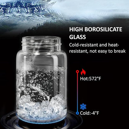 26 oz/850 ml Clear Glass Storage Canister with Airtight Wooden Lid, Small Overnight Oats Containers, Cute Decorative Salad Jar for Snacks Yogurt Spice Sugar Cereal Fruit Coffee Tea