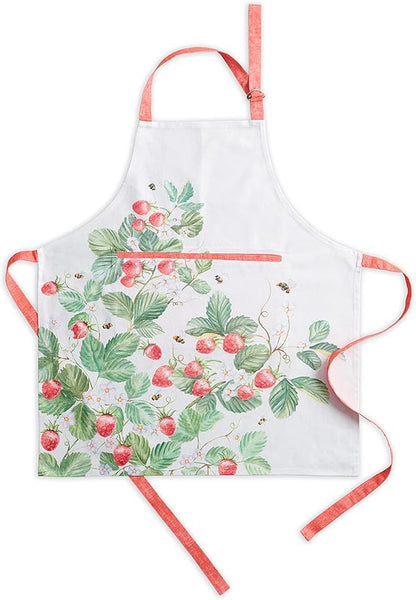 Maison d' Hermine 100% Cotton Apron for women with Pocket Kitchen Chef Apron for Men Cooking Spring Summer