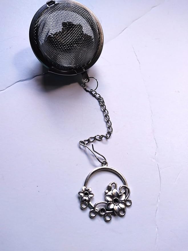 Flower Tea Infuser Mesh Ball for Loose Herbal Tea Brewing