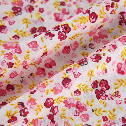 7 pcs 20" x 20" Cotton Fabric DIY Making Supplies Quilting Patchwork Fabric Fat Quarter Bundles DIY for Quilting Cotton Patchwork Cushions (Flowers, 20" x 20")