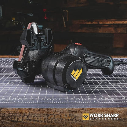 Work Sharp MK2 Electric Knife Sharpener – Adjustable 2-Speed Knife Sharpening System for Kitchen Knives, Pocket Knives, Scissors, Axes & Garden Tools