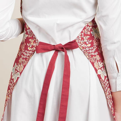 Maison d' Hermine 100% Cotton Apron for women with Pocket Kitchen Chef Apron for Men Cooking Spring Summer