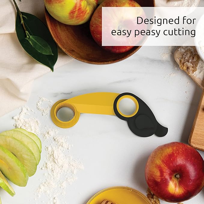 OTOTO New TOCO - Apple Peeler, Slicer & Corer- Heavy Duty - Easy and Safe to Use Fruit Cutter - Upgraded Apple Slicer - Corer, Cutter, Wedger Tool - Thin Apple Slicer - Cut Spiral Apple Slices