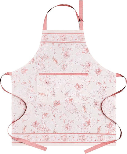 Maison d' Hermine 100% Cotton Apron for women with Pocket Kitchen Chef Apron for Men Cooking Spring Summer