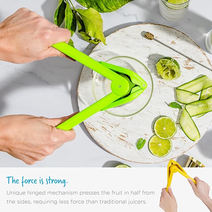 Dreamfarm Original Lime Fluicer Easy-Squeeze Fold-Flat Citrus Juicer - 9 Inch, Suits Lime Only