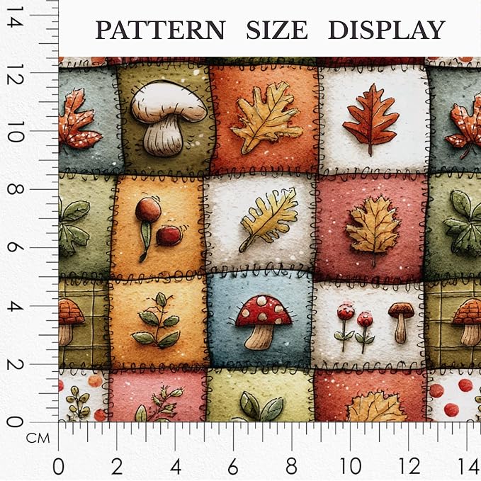 100% Cotton Fabric by the Yard – Turkish Quality Quilting & Sewing Fabric, 1 Yard x 1.69 Yards Wide, Patchwork Cotton for Crafts
