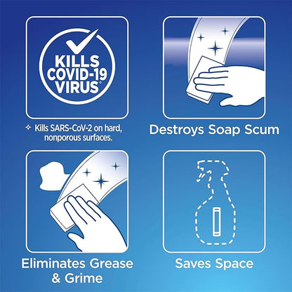 Clorox Disinfecting Multi-Purpose Cleaner Starter Kit, Household Essentials, One Reusable Spray Bottle Plus 2 Refills