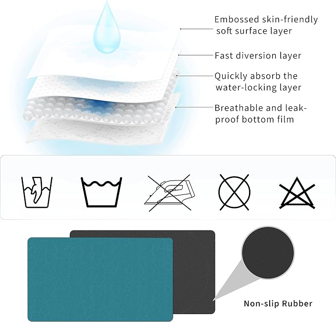 GOLENER Coffee Mat - Hide Stain Rubber Backed Absorbent Dish Drying Mat for Kitchen Counter- Bar Accessories Fit Under Coffee Maker Machine Cafe Pot Espresso Machine Dish Rack