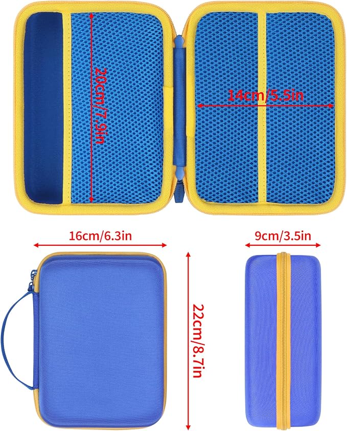 Storage Case Compatible with Leapfrog Fridge Phonics Magnetic Letter Set (Blue + Yellow)