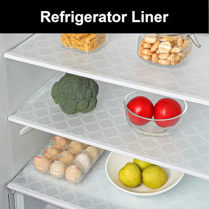 Cooyes Shelf and Drawer Liner for Kitchen Cabinets Non-Adhesive, Waterproof Non-Slip Cabinet Liners for Desk, Refrigerator, Shelves, Bathroom Drawers, Cabinet Protection（11.8" W x 360" L）