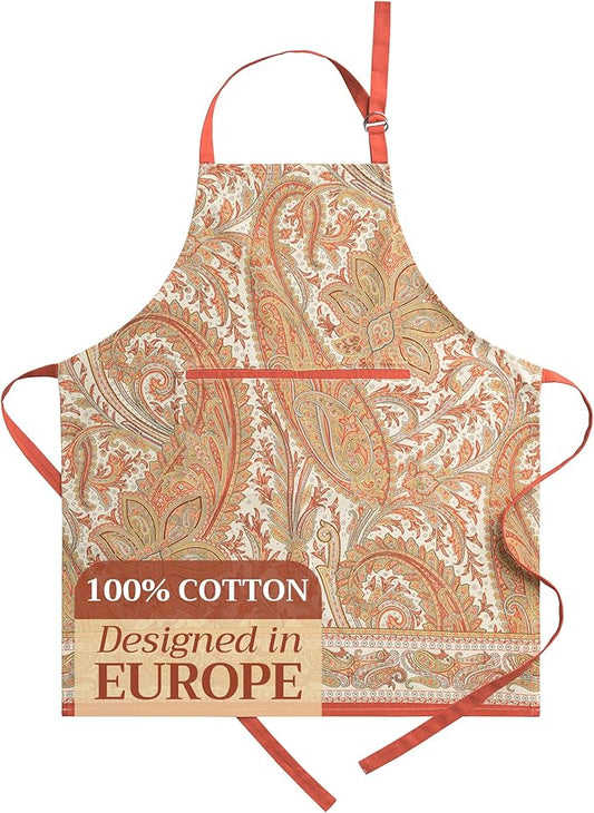 Maison d' Hermine 100% Cotton Apron for women with Pocket Kitchen Chef Apron for Men Cooking Spring Summer