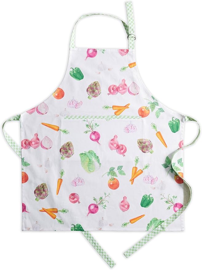 Maison d' Hermine 100% Cotton Apron for women with Pocket Kitchen Chef Apron for Men Cooking Spring Summer