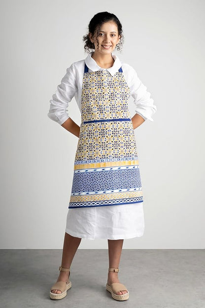 Maison d' Hermine 100% Cotton Apron for women with Pocket Kitchen Chef Apron for Men Cooking Spring Summer