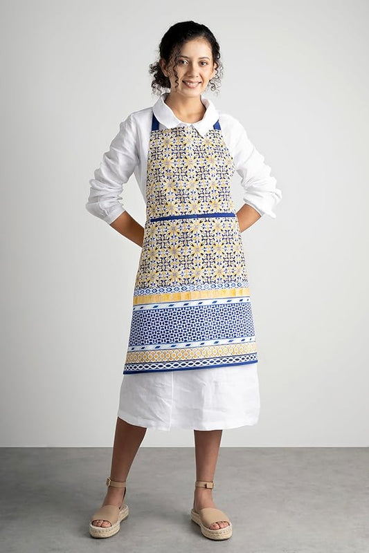 Maison d' Hermine 100% Cotton Apron for women with Pocket Kitchen Chef Apron for Men Cooking Spring Summer