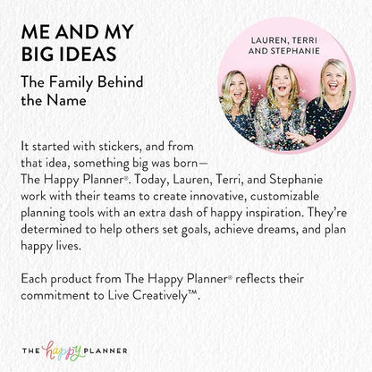 me & my BIG ideas Accessory Book Bundle - The Happy Planner Scrapbooking Supplies - Glam Girl Theme - 4 Sticky Note Pads & 1 ListPad - Multi-Color & Gold Foil Stickers - 20 Sheets, 636 Stickers Total