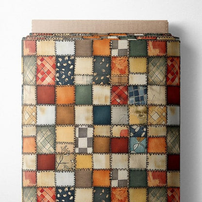 100% Cotton Fabric by the Yard – Turkish Quality Quilting & Sewing Fabric, 1 Yard x 1.69 Yards Wide, Patchwork Cotton for Crafts