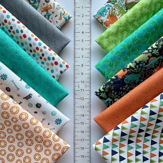 Mixed Pattern Cotton Fabric Bundle – 60 Pre-Cut Squares (8×8 inch), 100% Cotton 140 GSM, Eco Digital Print, Made in Turkey