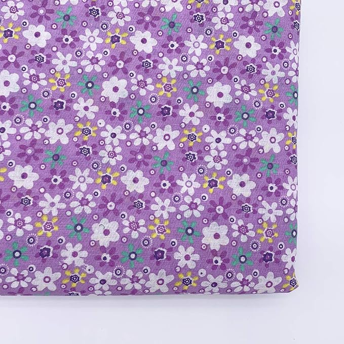 7 pcs 20" x 20" Cotton Fabric DIY Making Supplies Quilting Patchwork Fabric Fat Quarter Bundles DIY for Quilting Cotton Patchwork Cushions (Color Mixing, 20" x 20")