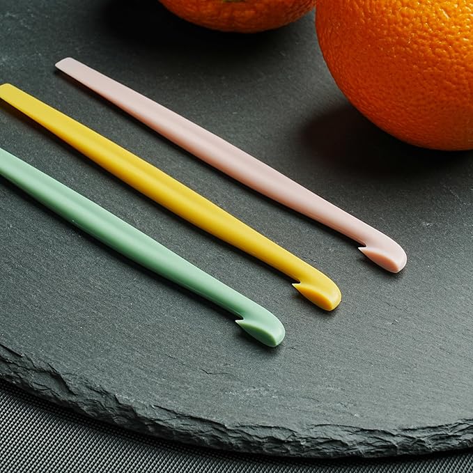 New Talent 6 Orange Peeler Set Orange Peeler Easy Open Citrus Lemon Citrus Peeler Cutter Vegetable Slicer Fruit Tools Kitchen Gadgets(Pastel Color)
