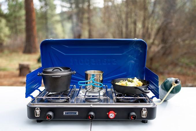 Stansport Pre-Seasoned Cast Iron Dutch Oven