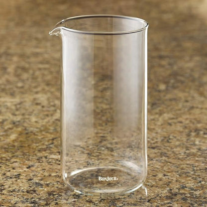 BonJour 8-Cup French Press 53315 Replacement Glass Carafe, Universal Design