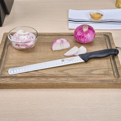 Restaurantware Sensei Back of the Haus - 11-inch Slicing Knife - Professional Chef's Kitchen Knife - Durable German Steel - Stain Resistant - With HACCP Coding For Food and Allergen Safety