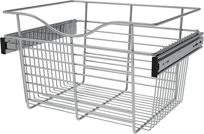 Rev-A-Shelf - CB-181411CR-1 - Chrome Closet Pull-Out Basket