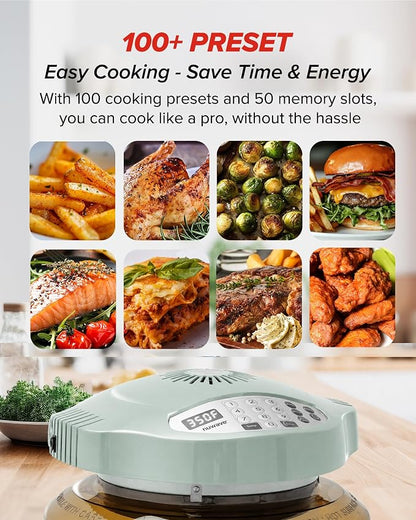 Nuwave Pro Plus 2 Air Fryer Oven, Infrared Countertop Convection, No Defrost No Preheat, Triple Combo Heating, 10-in-1 Multicooker, PFAS & BPA Free, 10LB Capacity, Dishwasher Safe Parts, 20660V03M
