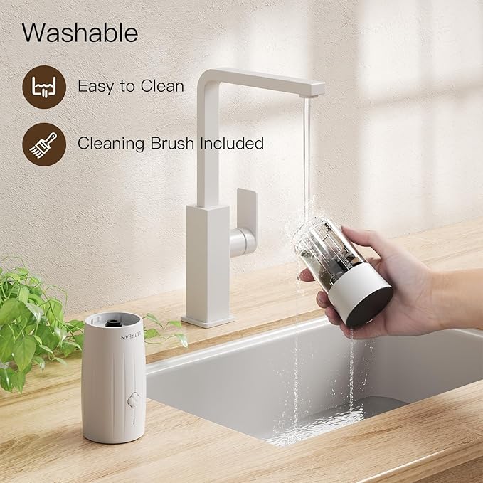 Ultrean Salt and Pepper Grinder Set, USB-C Rechargeable Automatic Pepper Grinder Spice Mill, 6 Adjustable Coarseness LED Light Larger Capacity, Kitchen Gadget, Black & White