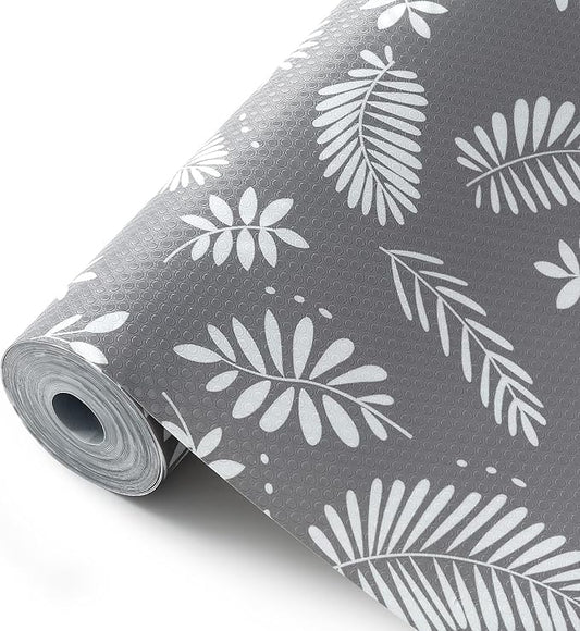 Cooyes Shelf and Drawer Liners for Kitchen Cabinets, Non Adhesive Cabinet Liner, EVA Waterproof Durable Non-Slip Drawer Mats for Shelves, Refrigerator, Storage, Desks（11.8" W x 360" L）