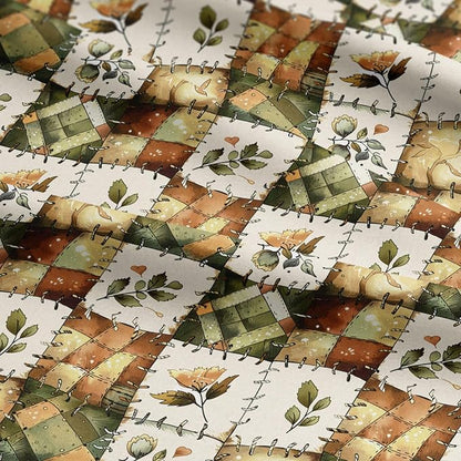 100% Cotton Fabric by the Yard – Turkish Quality Quilting & Sewing Fabric, 1 Yard x 1.69 Yards Wide, Patchwork Cotton for Crafts