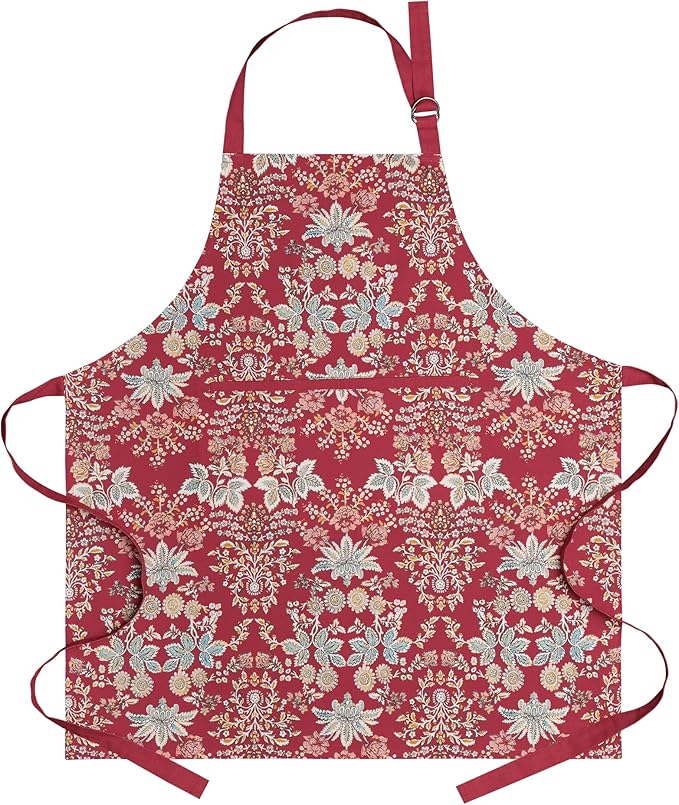 Maison d' Hermine 100% Cotton Apron for women with Pocket Kitchen Chef Apron for Men Cooking Spring Summer