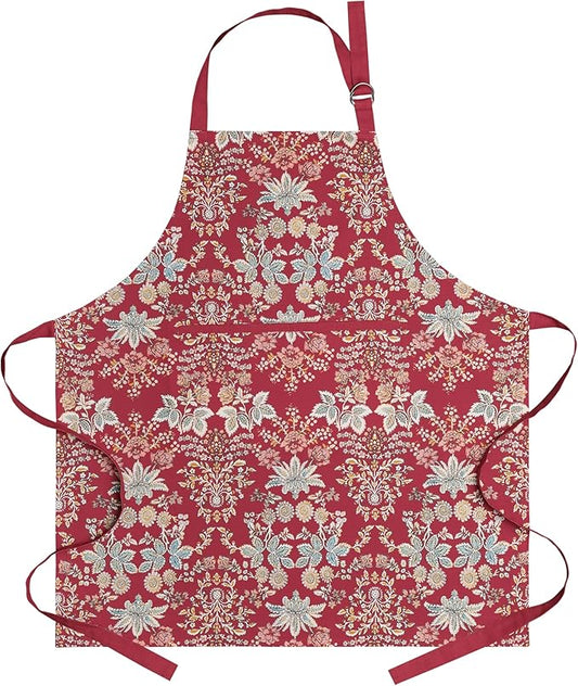 Maison d' Hermine 100% Cotton Apron for women with Pocket Kitchen Chef Apron for Men Cooking Spring Summer