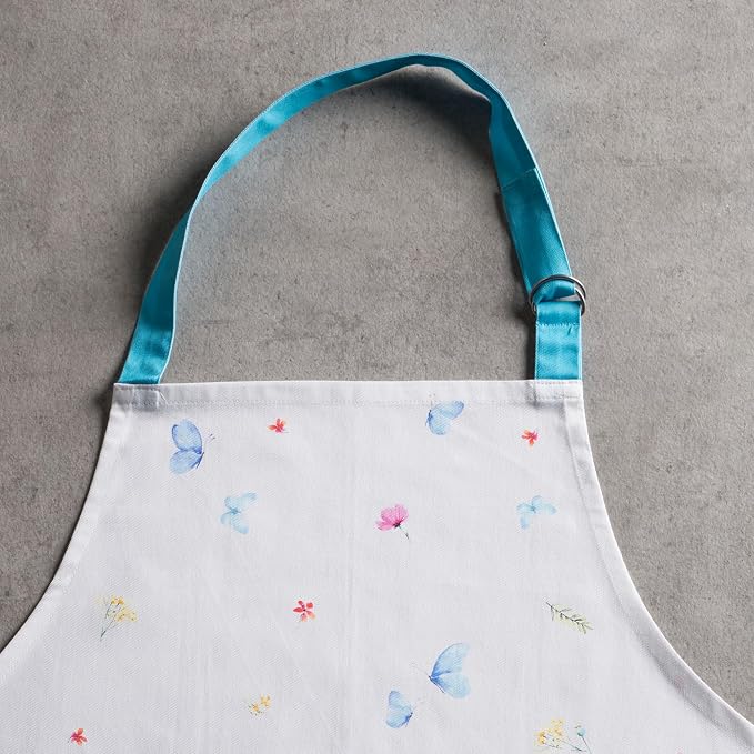 Maison d' Hermine 100% Cotton Apron for women with Pocket Kitchen Chef Apron for Men Cooking Spring Summer