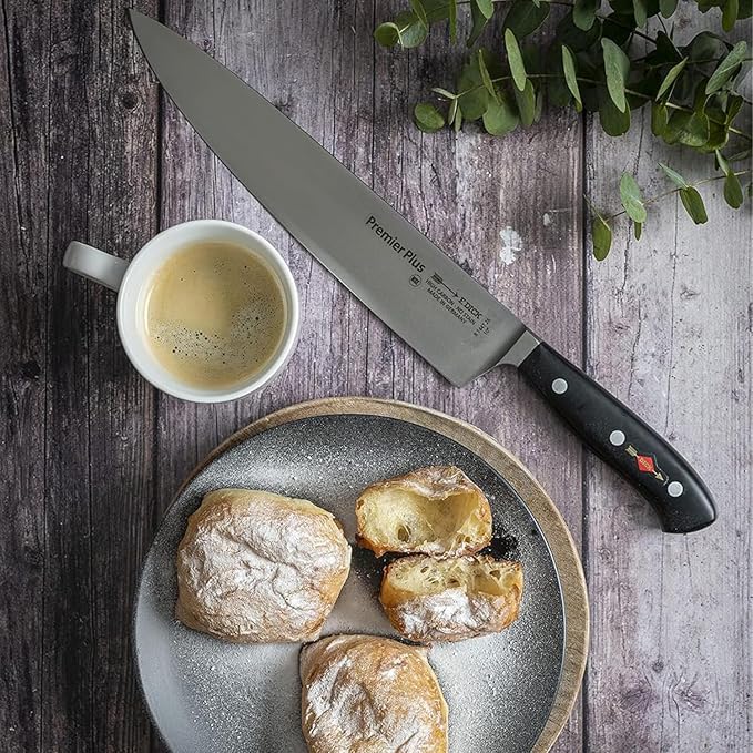 F. DICK – Premier Plus Chef Knife - Classic kitchen knife with 10.2" blade & 56 HRC - Ideal for meat & vegetables - Ultra sharp - Stainless steel - Ergonomic handle - High carbon - Made in Germany