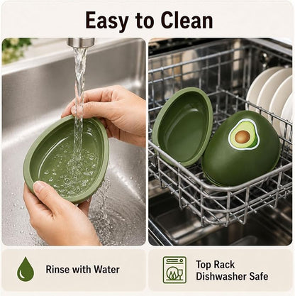 Avocado Keeper Avocado Saver Avocado Storage Containers Reusable Avocado Holder Organizer