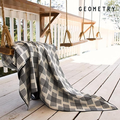 GEOMETRY Micro-Loop Beach Towel – Spring & Summer Collection – Quick-Dry, Sand-Resistant, Ultra-Absorbent Compact Towel for Beach & Travel (Lucky Play)
