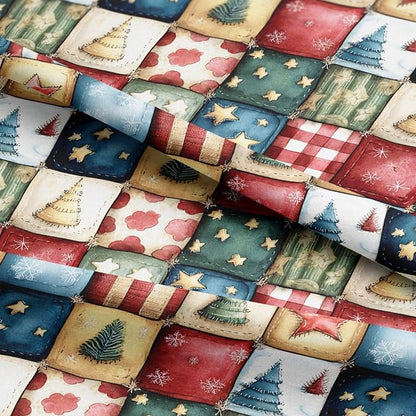 100% Cotton Fabric by the Yard – Turkish Quality Quilting & Sewing Fabric, 1 Yard x 1.69 Yards Wide, Patchwork Cotton for Crafts