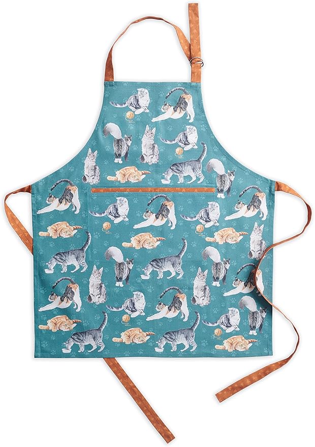 Maison d' Hermine 100% Cotton Apron for women with Pocket Kitchen Chef Apron for Men Cooking Spring Summer
