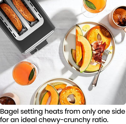 Chefman 2 Slice Toaster, 7 Shade Settings, Removable Crumb Tray, Thick Bread and Bagel Toaster with Defrost and Cancel Buttons – Black