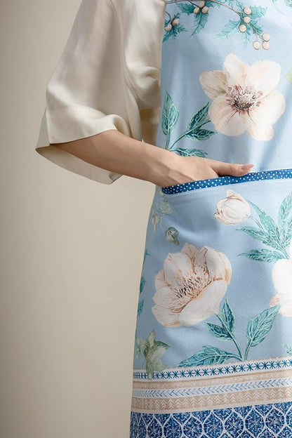 Maison d' Hermine 100% Cotton Apron for women with Pocket Kitchen Chef Apron for Men Cooking Spring Summer