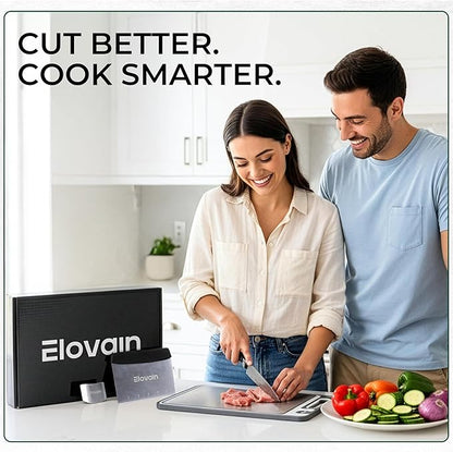 Stainless Steel Cutting Board with Built-In Knife Sharpener, 3-Piece Set, Double-Sided 304 Food-Grade Steel & Wheat Straw, Large Board for Meat & Vegetables, Dishwasher Safe, 15x10 Inch, Food Safe