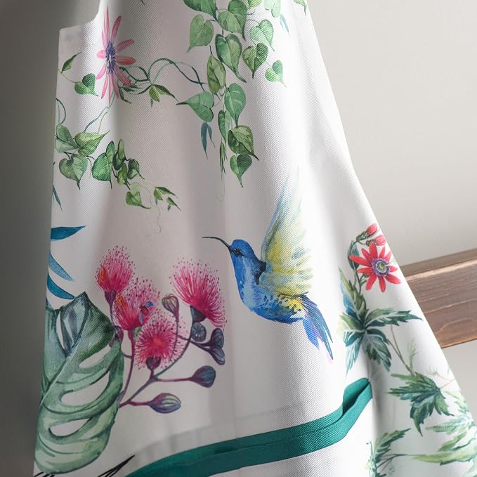 Maison d' Hermine 100% Cotton Apron for women with Pocket Kitchen Chef Apron for Men Cooking Spring Summer