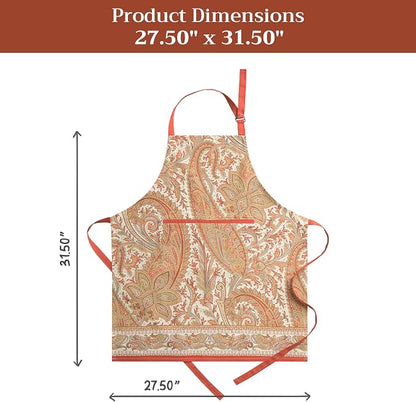 Maison d' Hermine 100% Cotton Apron for women with Pocket Kitchen Chef Apron for Men Cooking Spring Summer