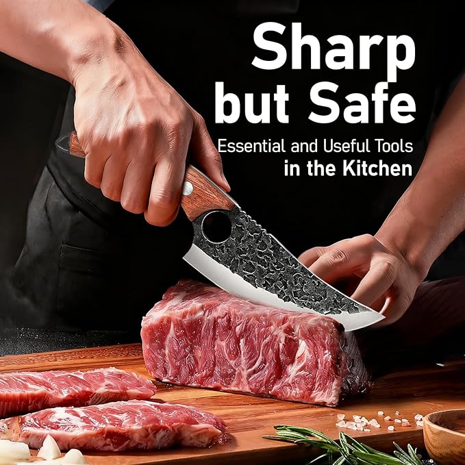 Fathers Day Gift for Men Dad, Chef Knife, Kitchen Knife for Cooking, Birthday Gifts for Men Husband Dad for Anniversary, Chopping, Japanese Steel Knife for Home, BBQ, Balance & Control, 6 Inch